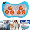 OSITO Electric Lumbar Neck Back Massage Pillow Massager Kneading Cushion Heat