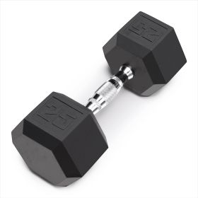 Marcy Inspire Rubber Hex Dumbbell 25 lbs SINGLE