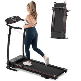 FYC 2.25HP Folding Treadmills for Home - 265 LBS Weight Capacity Electric Treadmill, Easy Assemble with Incline/LCD Display, Portable Running Walking