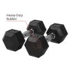 Marcy Inspire Rubber Hex Dumbbell 50 lbs SINGLE