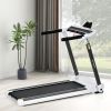 Portable Compact Treadmill;Electric Motorized 3.5HP;14KM/H;Medium Running Machine Motorised Gym 330lbs;Foldable for Home Gym Fitness Workout Jogging W