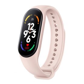 M7 Smart Watch Bluetooth Step Counting Sports Smart Bracelet Fitness Tracker Heart Rate Blood Pressure Sleep Monitor Smartwatch (Color: pink, Ships From: CN)