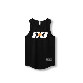 Loose Men Running Vest 2022 Outdoor street basketball Gym Sleeveless Letter Print Shirt Quick Dry Fitness Bodybuilding Tank Tops (Color: 870 vest13, size: XXXL)