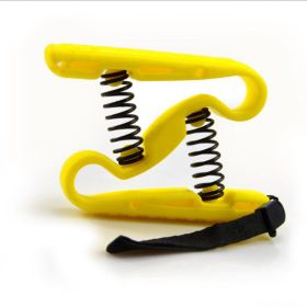 Resistance 20 Kgs (44 lbs) S-Type Hand Grip Exerciser Grip Strengthener Forearm and Finger Exercisers and Grippers (Color: Yellow)