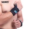 AOLIKES 1 PCS Wristband Wrist Support Weight Lifting Gym Training Wrist Support Brace Straps Wraps Crossfit Powerlifting